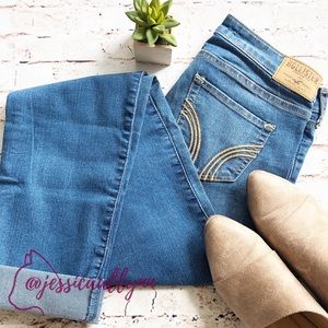 Hollister | skinny non-distressed denim blue jeans